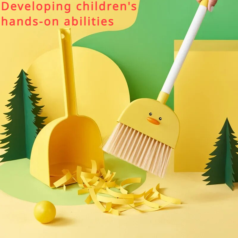 Kids Outdoor Broom - Zestaw trzyczęściowych narzędzi do zamiatania dla