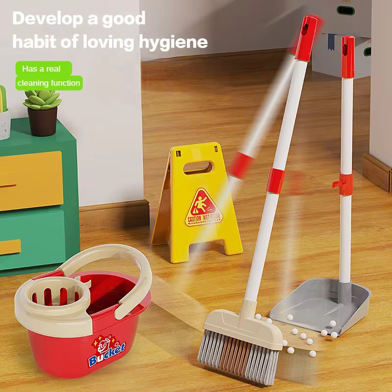 Kids Outdoor Broom - Zabawki do zabawy w udawanie, dziecięce