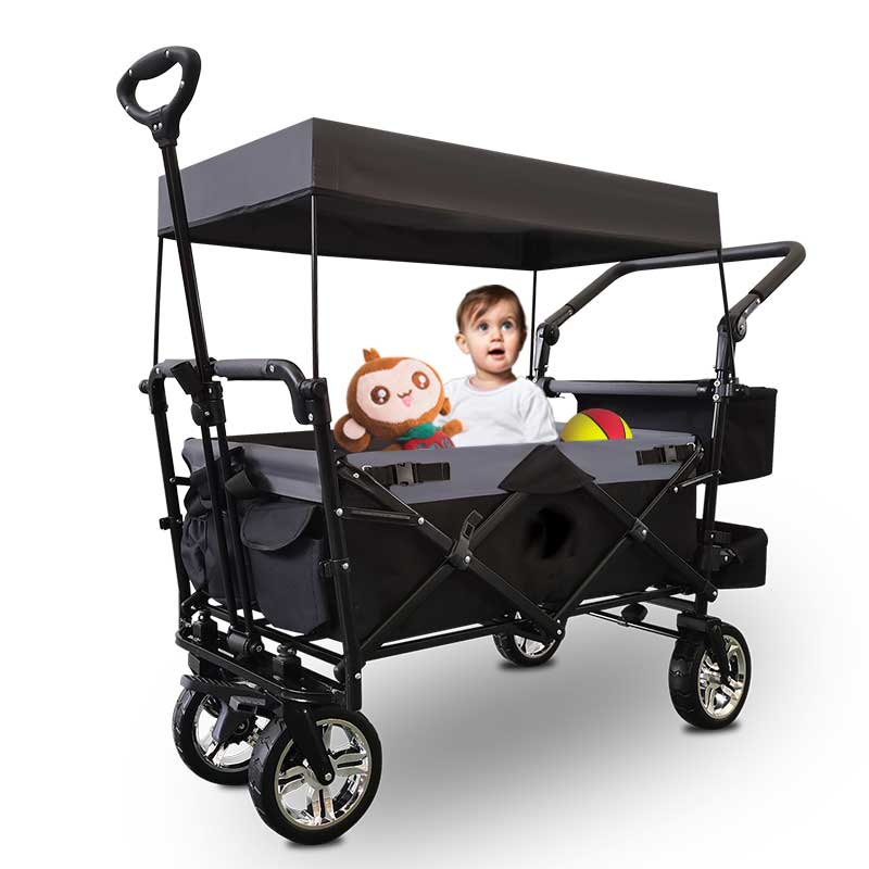 Kids Outdoor Furniture Set - Wózek kempingowy składany, terenowy, wytrzymały, do