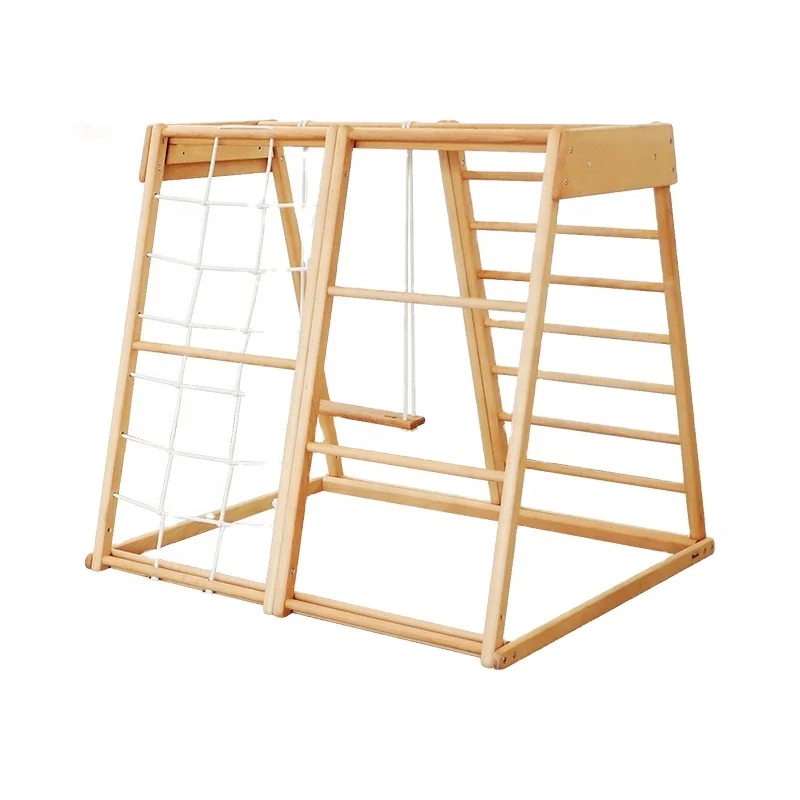 Drewniana drabinka sznurkowa d – Kids Outdoor Climbing Frame recenzja i cena