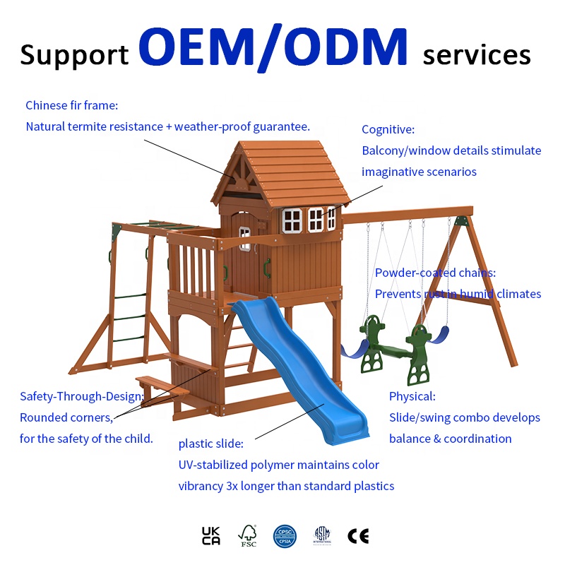Duże zewnętrzne urządzenia rek – Kids Outdoor Climbing Frame recenzja i cena