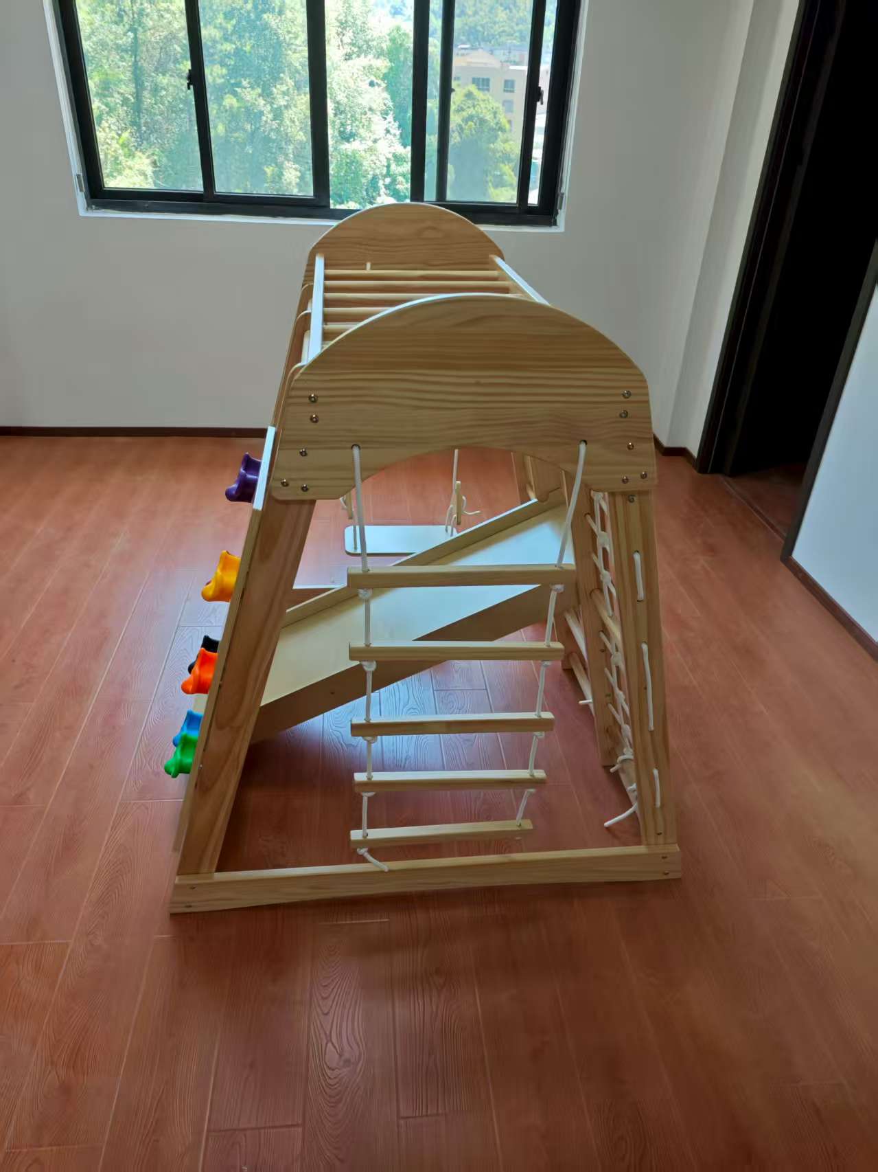 Drewniana drabinka do wspinacz – Kids Outdoor Climbing Frame recenzja i cena